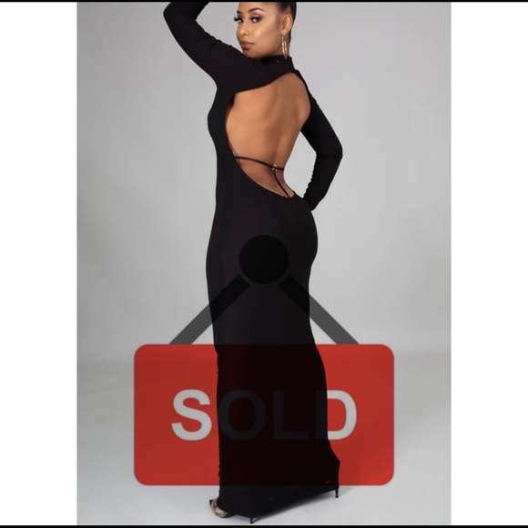 NWOT | open back dress. - Picture 1 of 5